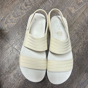Reef water vista Cream Strappy Sandals